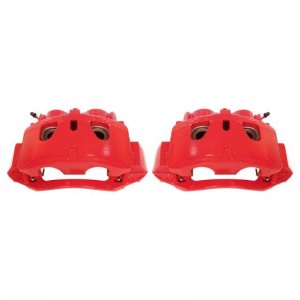 (image for) Power Stop 11-19 Chevrolet Silverado 2500 HD Front Red Calipers w/Brackets - Pair