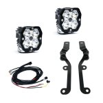 (image for) Baja Designs 19-24 Chevy Silverado 1500 Squadron Sport 2.0 A-Pillar Kit (Spot) - Clear