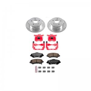 (image for) Power Stop 07-17 Jeep Wrangler Rear Z36 Truck & Tow Brake Kit w/Calipers