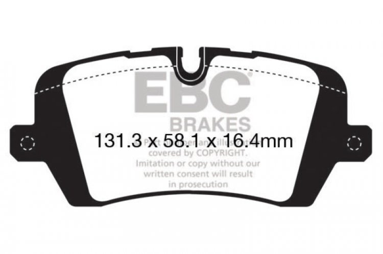 (image for) EBC 13+ Land Rover Range Rover 3.0 Supercharged Yellowstuff Rear Brake Pads
