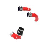 (image for) aFe BladeRunner 2-1/4in & 3in Aluminum Hot and Cold Charge Pipe Kit Red RAM 1500 RHO 25-27 L6-3.0L