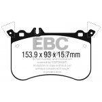(image for) EBC 2014+ Mercedes-Benz CLA45 AMG 2.0L Turbo Redstuff Front Brake Pads