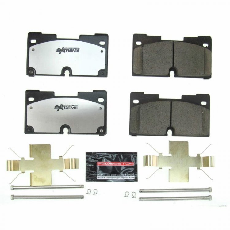 (image for) Power Stop 2019 Chevrolet Silverado 1500 Front Z36 Truck & Tow Brake Pads w/Hardware