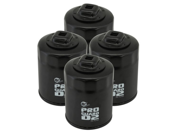 (image for) aFe Pro GUARD D2 Oil Filter 99-14 Nissan Trucks / 01-15 Honda Cars (4 Pack)