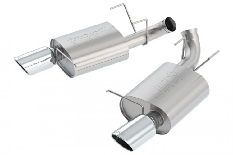 (image for) Borla 11-12 Ford Mustang GT 5.0L 8cyl 6spd RWD S-Type Exhaust (rear section only)