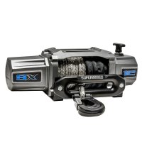 (image for) Superwinch 12000 LBS 12V DC 3/8in x 80ft Synthetic Rope SX 12000SR Winch - Graphite
