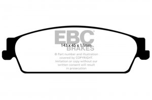 (image for) EBC 09-14 Cadillac Escalade 6.0 Hybrid Extra Duty Rear Brake Pads