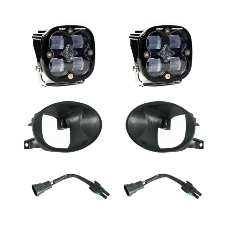 (image for) Baja Designs 19-22 Mercedes Sprinter 1500/2500/3500 Squadron SAE Fog Pocket Light Kit