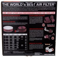 (image for) K&N Round Air Filter Assembly 5.25in ID / 5in Height / 5.125in Neck Flange / 1 1/4in Drop Base