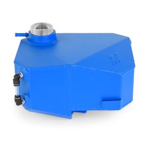 (image for) Mishimoto 2013+ Ford Focus ST/2016+ Focus RS Aluminum Expansion Tank - Wrinkle Blue