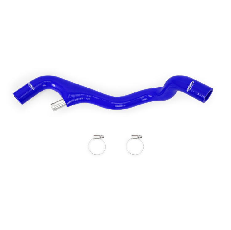 (image for) Mishimoto 05-07 Ford F-250/F-350 6.0L Powerstroke Lower Overflow Blue Silicone Hose Kit