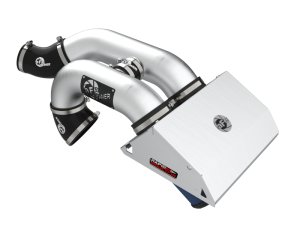 (image for) aFe Rapid Induction Pro 5R Cold Air Intake System Brushed 21-22 Ford F-150 Raptor V6-3.5L (tt)
