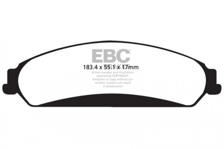 (image for) EBC 11+ Chrysler 300C 5.7 Yellowstuff Front Brake Pads