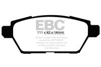 (image for) EBC 06-09 Ford Fusion 2.3 Yellowstuff Rear Brake Pads