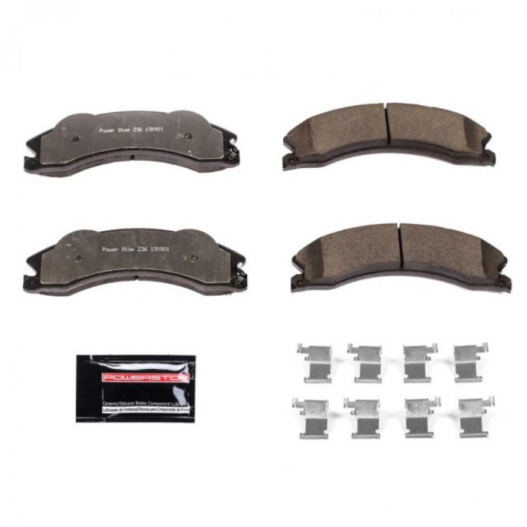 (image for) Power Stop 2011 Chevrolet Silverado 2500 HD Front or Rear Z36 Truck & Tow Brake Pads w/Hardware