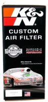 (image for) K&N Round Air Filter Assembly 5.25in ID / 5in Height / 5.125in Neck Flange / 1 1/4in Drop Base