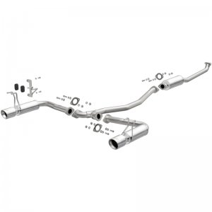 (image for) MagnaFlow 16-18 Honda Civic L4 2.0L Street Series Cat-Back Exhaust w/ Polished Tips