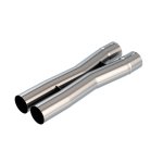 (image for) Borla 2.75in Universal X-Pipe 3.66in Inlet Centerline 4.05in Outlet Centerline 26.98in OAL