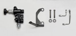 (image for) Wilwood Tandem Master Cylinder Mounting Bracket L/H Kit w/ Prop Valve