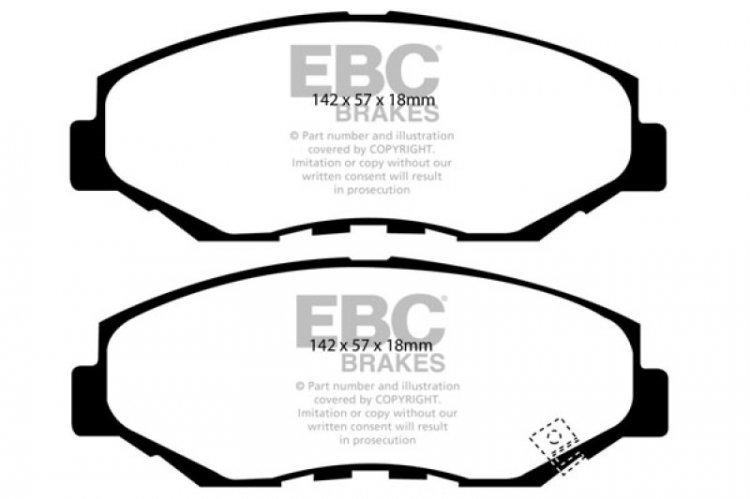 (image for) EBC 13-15 Acura ILX 1.5 Hybrid Ultimax2 Front Brake Pads