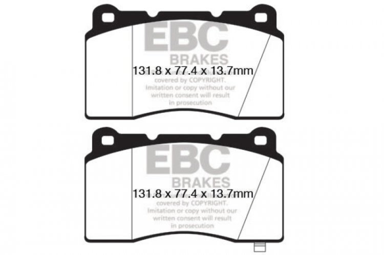 (image for) EBC 09+ Hyundai Genesis Coupe 2.0 Turbo (Brembo) Bluestuff Front Brake Pads