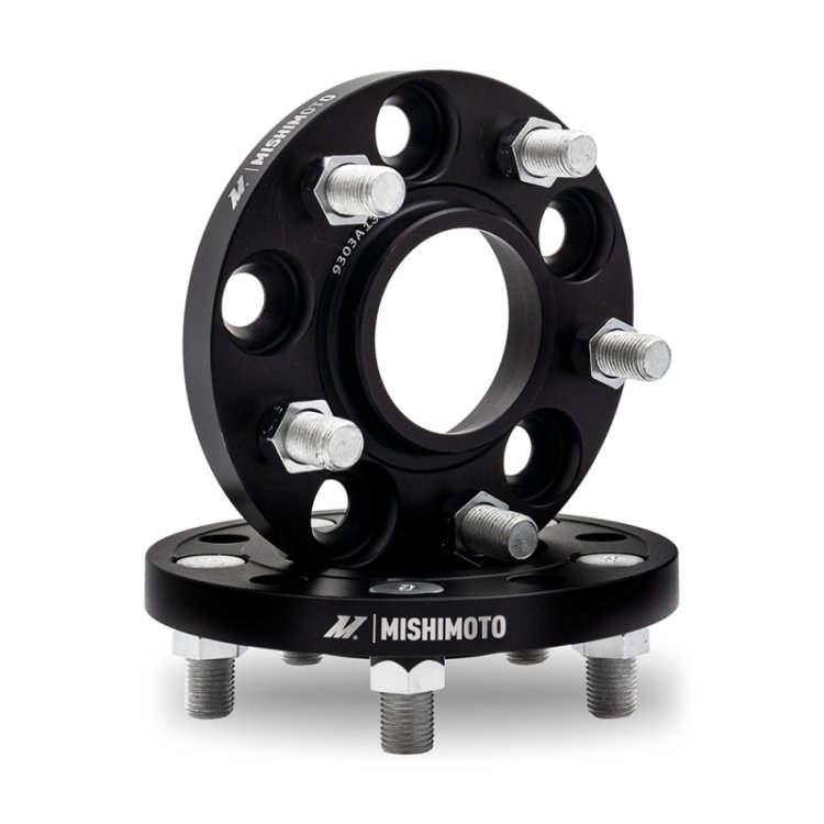 (image for) Mishimoto Wheel Spacers - 5x114.3 - 67.1 - 15 - M12 - Black
