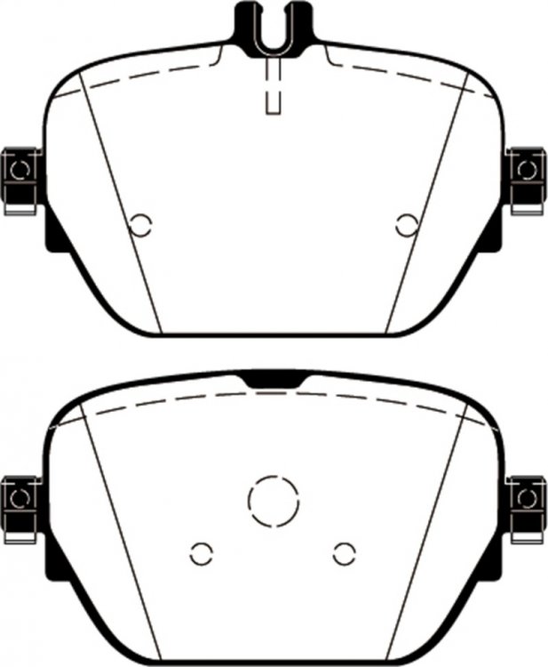(image for) EBC 2019+ Mercedes-Benz CLS53 AMG (C257) 3.0L Turbo Yellowstuff Rear Brake Pads