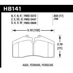 (image for) Hawk Audi/Porsche Rear AND ST-40 Performance Ceramic Street Brake Pads